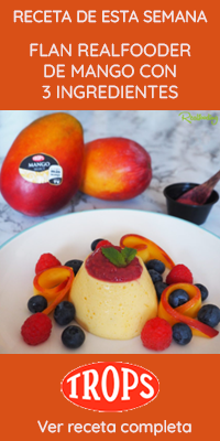 Flan realfooder de mango con 3 ingredientes