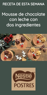 Mousse de chocolate con leche con dos ingredientes