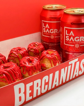 Cerveza LA SAGRA y Bercianitas